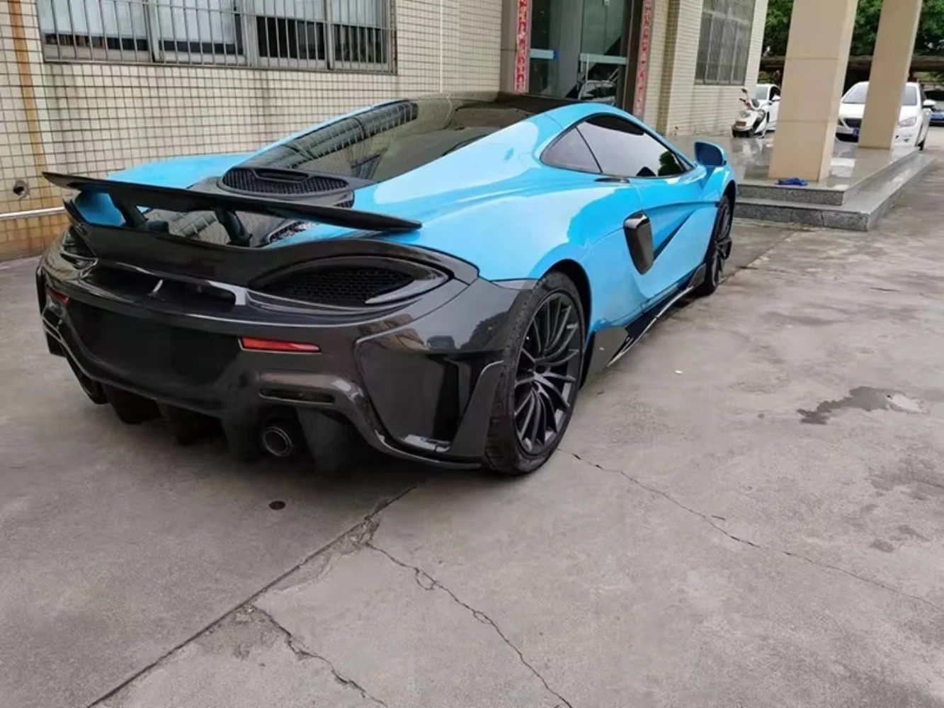 High Quality Factory Price Carbon Fiber Body Kit for  540C 570S Upgrade 600LT Side Skirt Rear Diffuser Front Bumper Lip